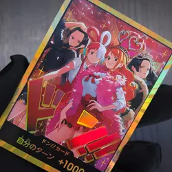 Uta Nami Robin Hancock DON!! Card +1000 | One Piece Film Red | TCG Holo Card M33 - Image 4