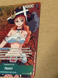 One Piece Nami Alternate Art OP02-036 Paramount War Foil NM Condition - Image 5