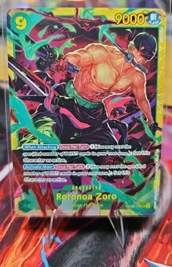 One Piece CCG Roronoa Zoro OP06-118 SEC NON FOIL Wings of Captain English. NM. - Image 1