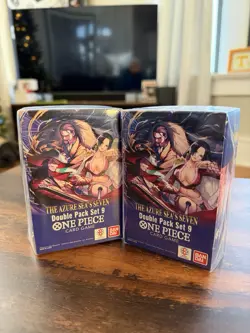 One Piece TCG: Double Pack Set 9 The Azure Sea's Seven - Image 1