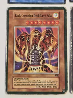Vintage 2004 Yugioh Lot x6 Bootleg Cards (NOT REAL) Obelisk Winged Dragon Ra DMG - Image 2