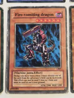 Vintage 2004 Yugioh Lot x6 Bootleg Cards (NOT REAL) Obelisk Winged Dragon Ra DMG - Image 3