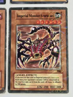 Vintage 2004 Yugioh Lot x6 Bootleg Cards (NOT REAL) Obelisk Winged Dragon Ra DMG - Image 4