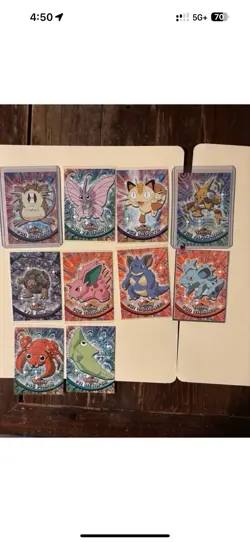 16 Total Pokemon Cards 10 Topps Vintage, 6 Full Arts - Image 1