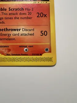 Pokemon TCG Charmeleon Expedition Base Set Card 73/165 - Image 4