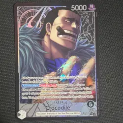 One Piece Card Game Crocodile OP14-079 Leader Special Foil 5000 Power Bandai - Image 1