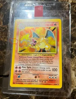 1999 Pokemon TCG Base Set Charizard Holo Unlimited Rare Vintage Card 4/102 - Image 1