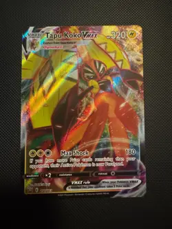 Tapu Koko Vmax 051/163 Battle Styles NM Full Art Ultra Rare Pokemon Card - Image 1