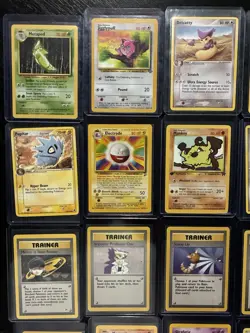 OLD Pokemon 28 Card LOT and ALL IN TOP LOADERS - Image 2