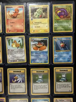 OLD Pokemon 28 Card LOT and ALL IN TOP LOADERS - Image 3