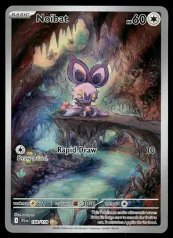 Pokemon Cards Noibat 169/159 Journey Together Illustration Rare NM - Image 1
