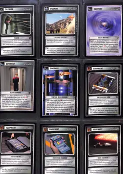 Star Trek CCG 1E Voyager Complete set of 218 cards including ALL dual affiliates - Image 5