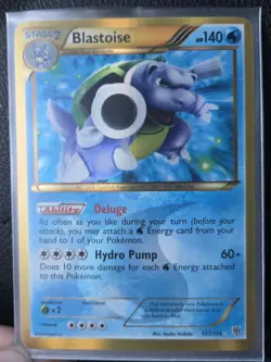 Pokemon TCG Shiny Blastoise Plasma Storm Holographic Card 137/135 Secret Rare MP - Image 1