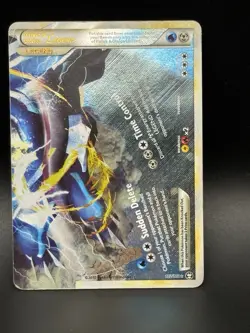 Pokemon Palkia Dialga Legend Triumphant Bottom Card 102/102 Swirl Holo - Image 1