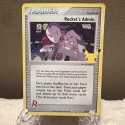 Rocket's Admin. 86/109 Celebrations Ultra Rare Holo Pokemon Card NM - Image 1