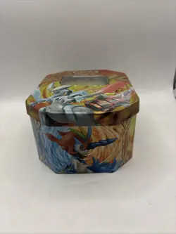 Pokemon TCG Trading Card Game White Kyurem Tin W/ Lot Of Pokemon Cards Base Set - Image 2