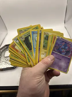 Pokemon TCG Trading Card Game White Kyurem Tin W/ Lot Of Pokemon Cards Base Set - Image 5