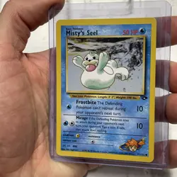 Pokemon - Gym Challenge Misty's Seel 91/132 NM Near Mint Vintage Pokemon Card - Image 2
