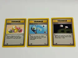 1999 Pokemon Fossil 1st Edition Trainer Cards Lot Of 5 - Image 3