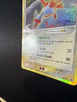 Pokemon Card Latias Delta 8/113 EX Delta Species Rare Reverse Holo - Image 4