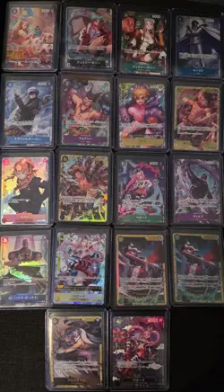 One Piece Alt Art Lot of 18 Raw Cards - Image 1