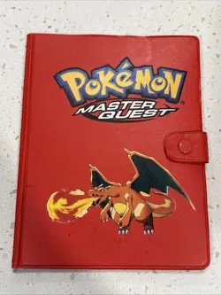 Pokemon Master Quest Binder Charizard Art Holds 80 Cards 2002 - Image 1