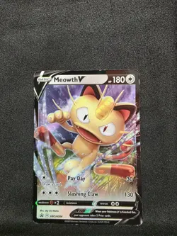 Meowth V Swsh004 Swsh: Sword & Shield Promo Cards Holo - Image 1