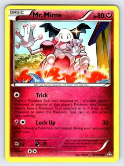 Mr. Mime 101/160 2015 XY Primal Clash Pokemon Card TCG Uncommon - Nm/Vlp - Image 1