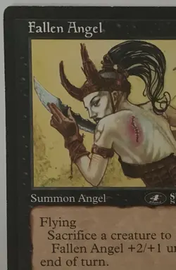 Magic The Gathering MTG FALLEN ANGEL Promo 6x9 Oversize Jumbo Card! - Image 2