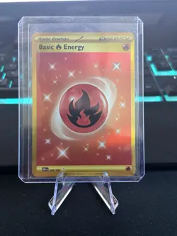 Basic Fire Energy - 230/197 - Pokemon Obsidian Flames Secret Rare Card NM - Image 1