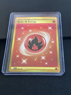 Basic Fire Energy - 230/197 - Pokemon Obsidian Flames Secret Rare Card NM - Image 3