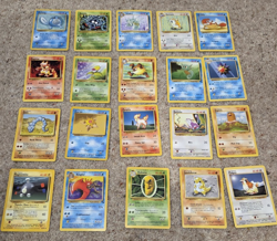 Vintage Pokemon WOTC Bundle - 20 Card Lot - Base/Jungle/Fossil - No Duplicates - Image 1