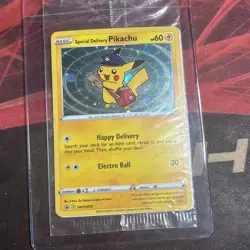 Special Delivery Pikachu Promo Card - Pokemon Center Exclusive - Image 2