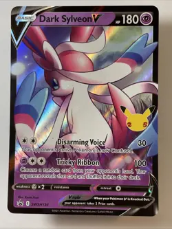 Dark Sylveon V SWSH134 - SWSH: Sword & Shield Promo Cards Holo (VLP) - Image 1