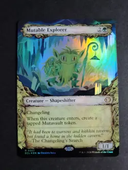 Mutable Explorer (Showcase Foil) Rare MTG Lorwyn Eclipsed - Image 1