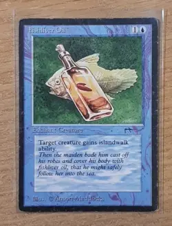 1993 MAGIC THE GATHERING ARABIAN NIGHTS FISHLIVER OIL TD25 - Image 1