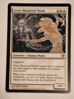 Geist-Honored Monk - Innistrad - Magic the Gathering MTG Nice! - Image 1