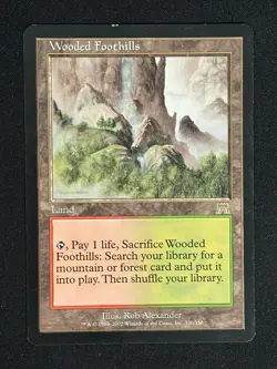 1x MTG Wooded Foothills - Onslaught (ONS) #330 - Magic the Gathering - Image 1