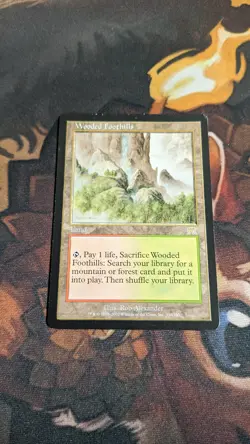 MTG Wooded Foothills Onslaught 330/350 Fetch Land Modern Legacy Commander EDH - Image 1