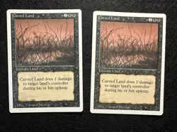 Magic the Gathering: Revised Edition Cursed Land x 2 MTG - Image 1