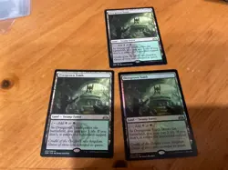 3x OVERGROWN TOMB MN to good condition 1 FOIL - Image 1
