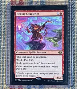Hexing Squelcher fresh open to sleeve magic the gathering Lorwyn eclipsed nm - Image 1