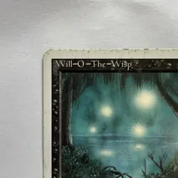 MTG Will-O-The-Wisp Revised Edition Magic the Gathering HP Heavily Played 3 - Image 2