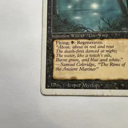 MTG Will-O-The-Wisp Revised Edition Magic the Gathering HP Heavily Played 3 - Image 4