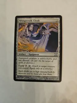 Mtg Tenth Edition Whispersilk Cloak (Never Played) - Image 1