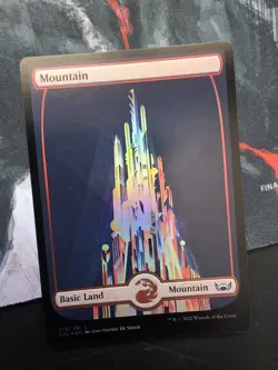 Magic the Gathering - Mountain Foil Extended Art 279 - Image 1