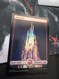 Magic the Gathering - Mountain Foil Extended Art 279 - Image 2