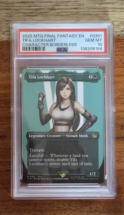 Tifa Lockhart 2025 Magic: The Gathering Final Fantasy #0391 PSA 10 - Image 1