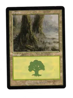 Forest Basic Land DCI OVERSIZED 6x9 MTG Magic the Gathering NM - Image 1