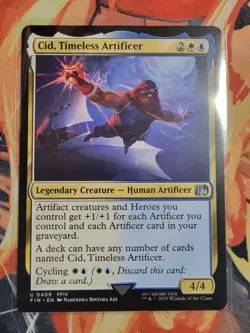 Cid, Timeless Artificer (0409) Final Fantasy Regular NM MTG - Image 1
